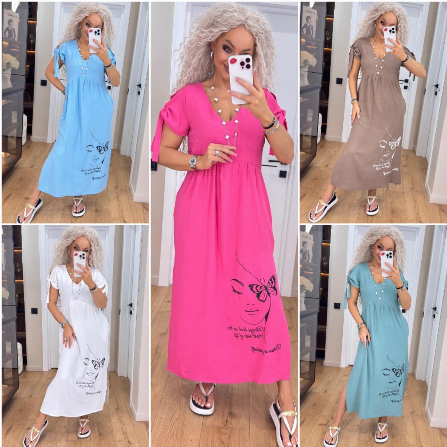 приталенное платье, летнее платье с разрезами  Милый дом